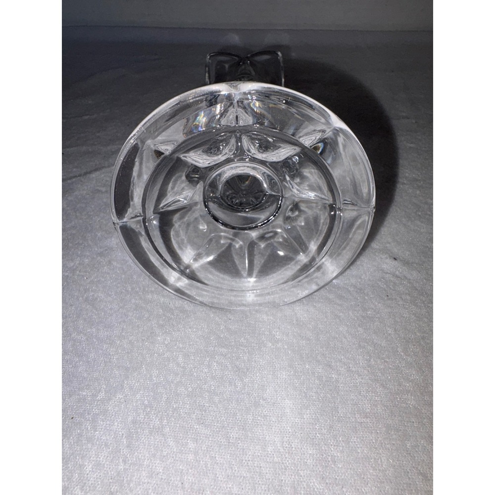 Gorham Crystallites Viscount Lead Crystal Candlestick Holder 6.75in Vintage - Picture 5 of 8